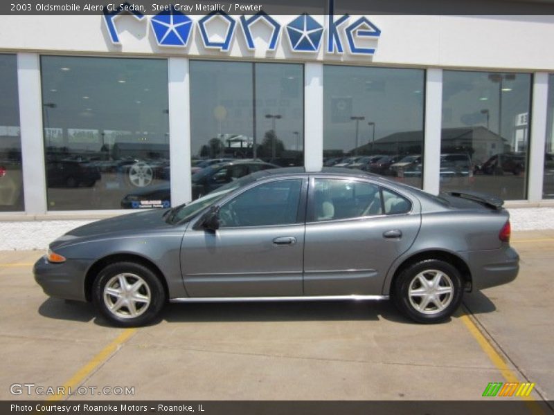 Steel Gray Metallic / Pewter 2003 Oldsmobile Alero GL Sedan