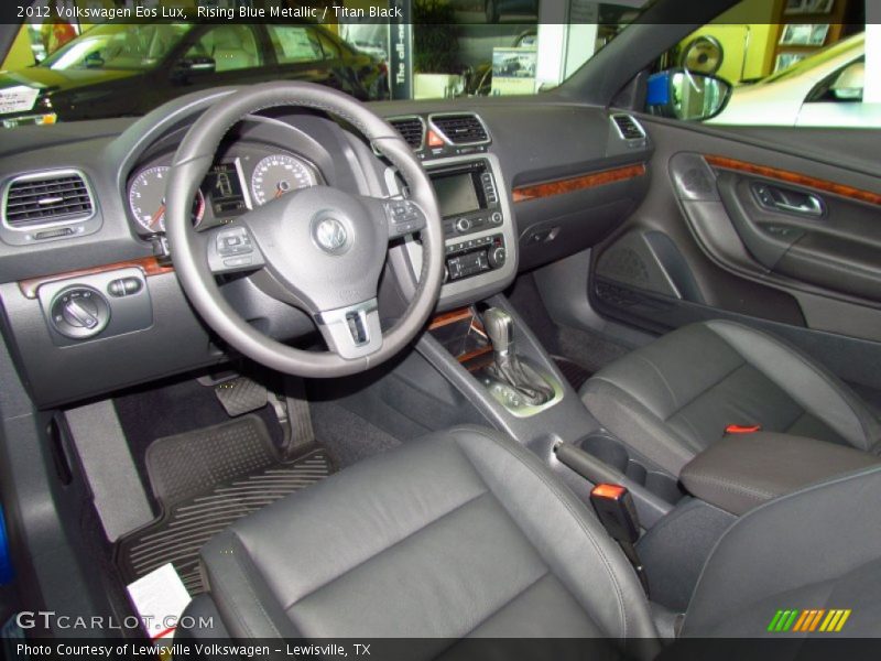 Titan Black Interior - 2012 Eos Lux 