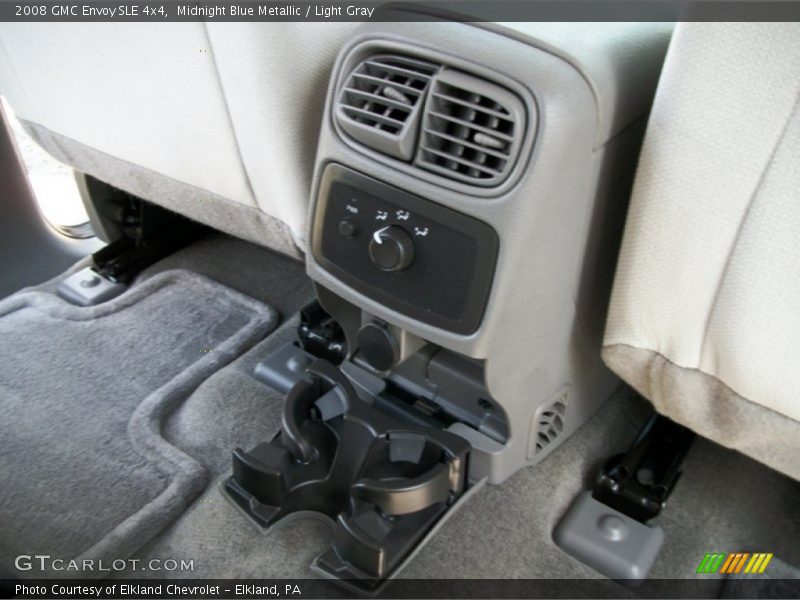 Midnight Blue Metallic / Light Gray 2008 GMC Envoy SLE 4x4