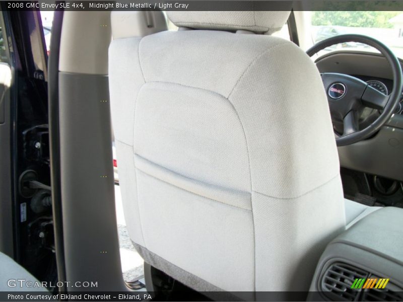 Midnight Blue Metallic / Light Gray 2008 GMC Envoy SLE 4x4