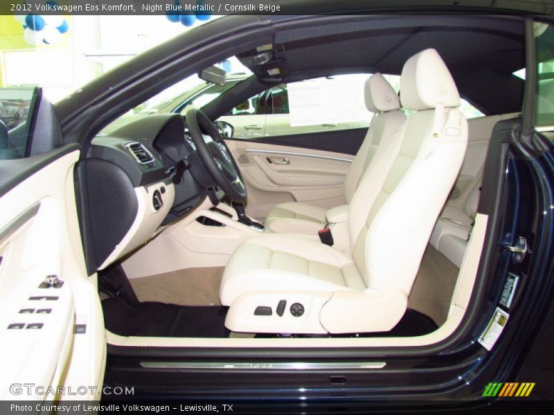 Night Blue Metallic / Cornsilk Beige 2012 Volkswagen Eos Komfort