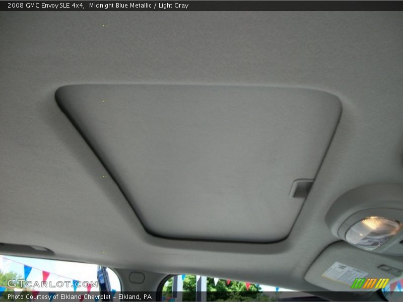 Midnight Blue Metallic / Light Gray 2008 GMC Envoy SLE 4x4
