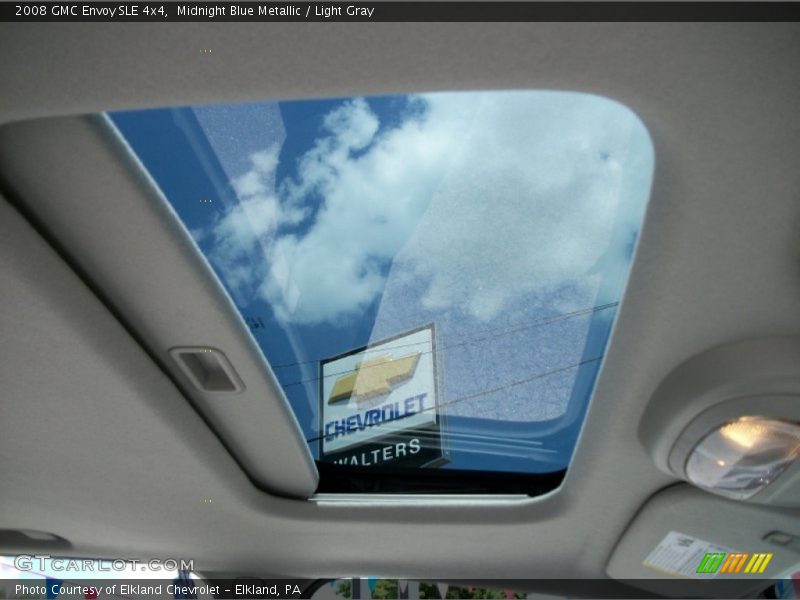 Midnight Blue Metallic / Light Gray 2008 GMC Envoy SLE 4x4