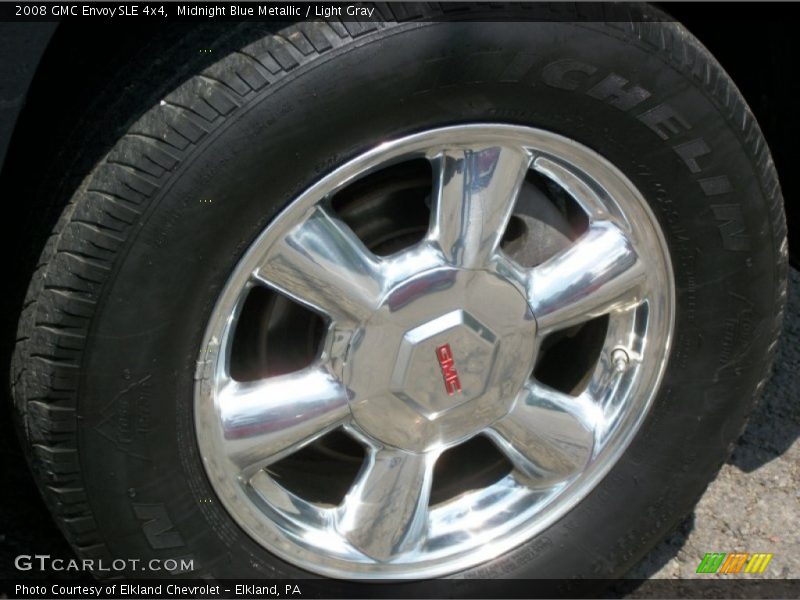 Midnight Blue Metallic / Light Gray 2008 GMC Envoy SLE 4x4
