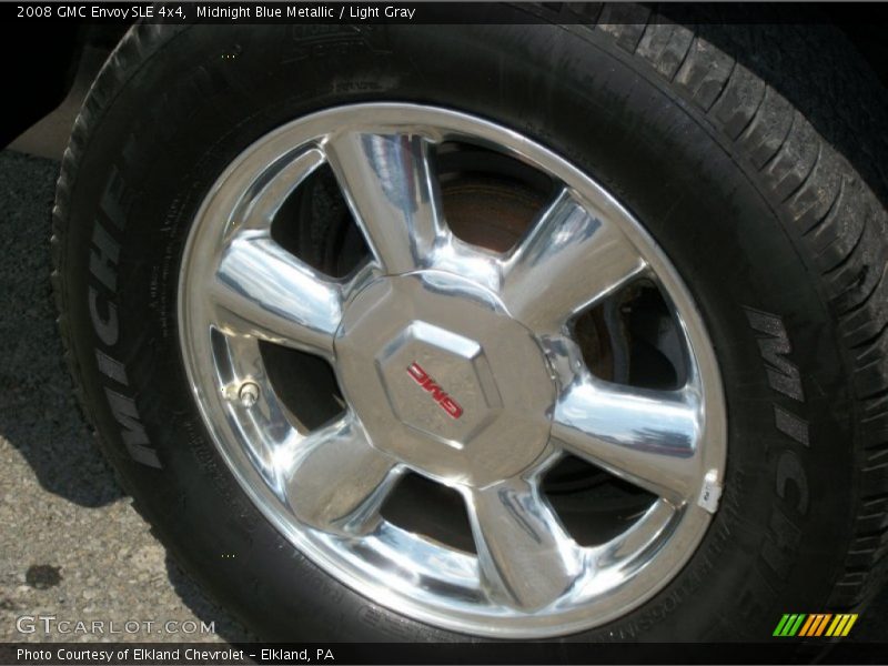 Midnight Blue Metallic / Light Gray 2008 GMC Envoy SLE 4x4