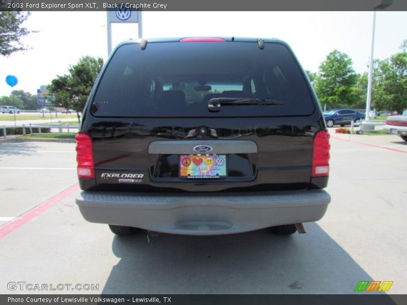 Black / Graphite Grey 2003 Ford Explorer Sport XLT