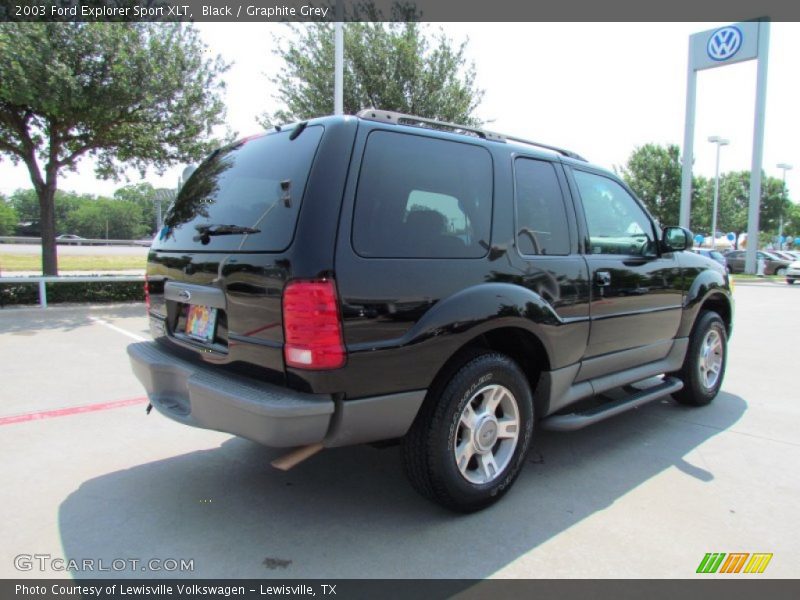 Black / Graphite Grey 2003 Ford Explorer Sport XLT