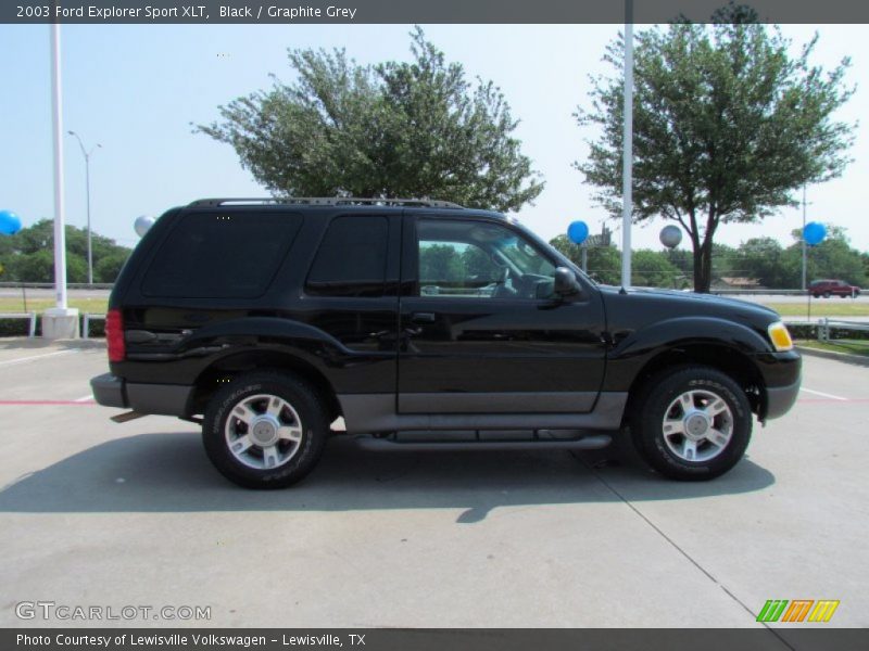 Black / Graphite Grey 2003 Ford Explorer Sport XLT