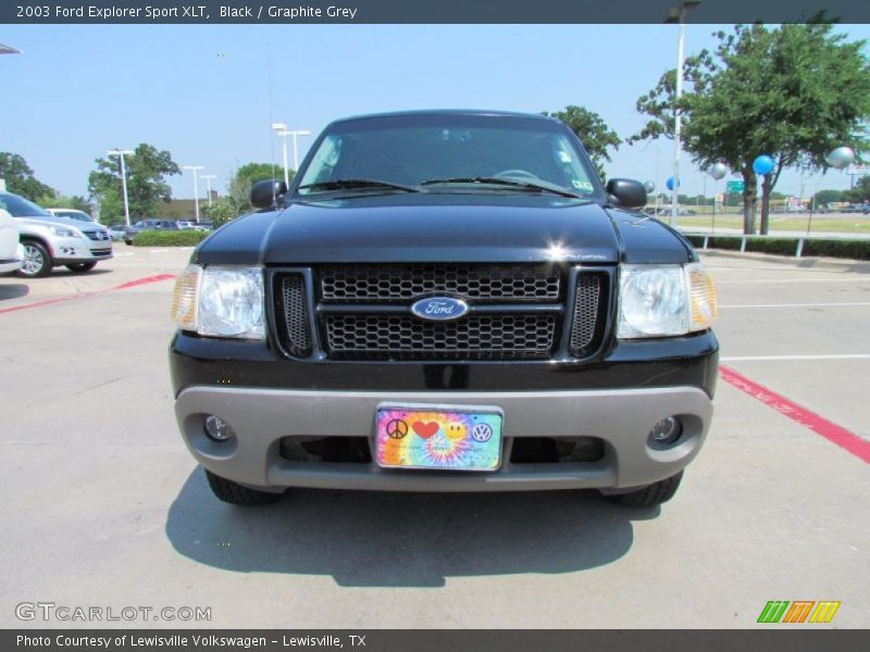 Black / Graphite Grey 2003 Ford Explorer Sport XLT