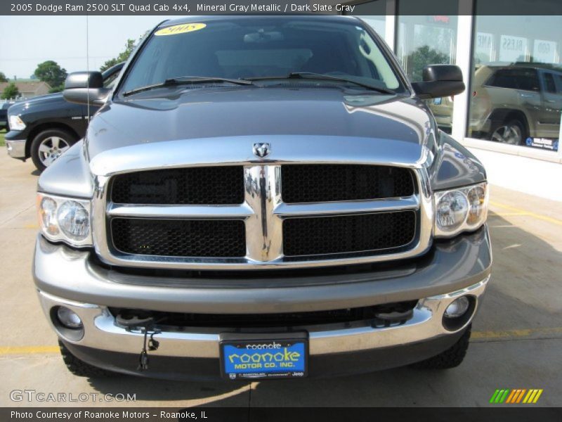 Mineral Gray Metallic / Dark Slate Gray 2005 Dodge Ram 2500 SLT Quad Cab 4x4