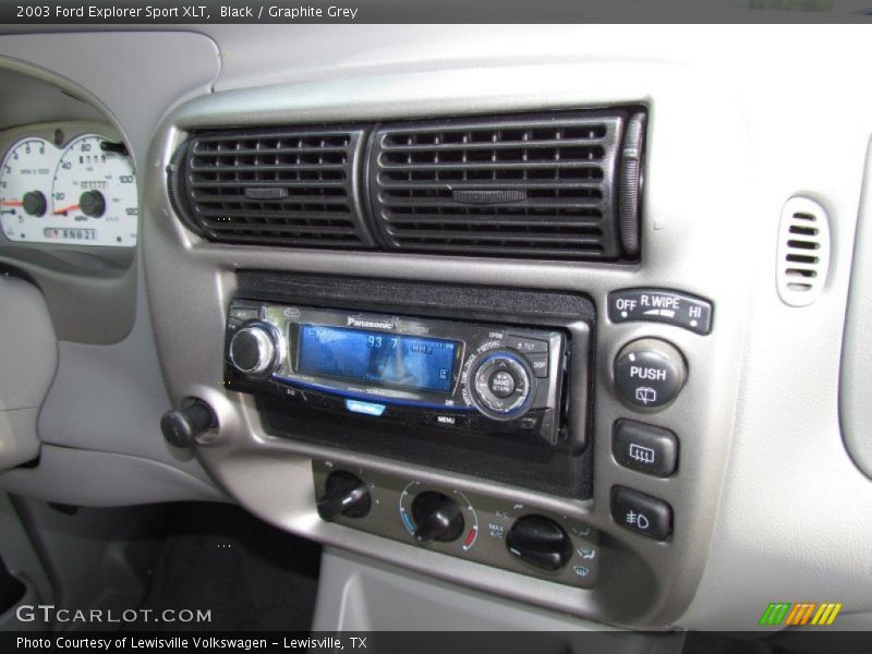 Black / Graphite Grey 2003 Ford Explorer Sport XLT