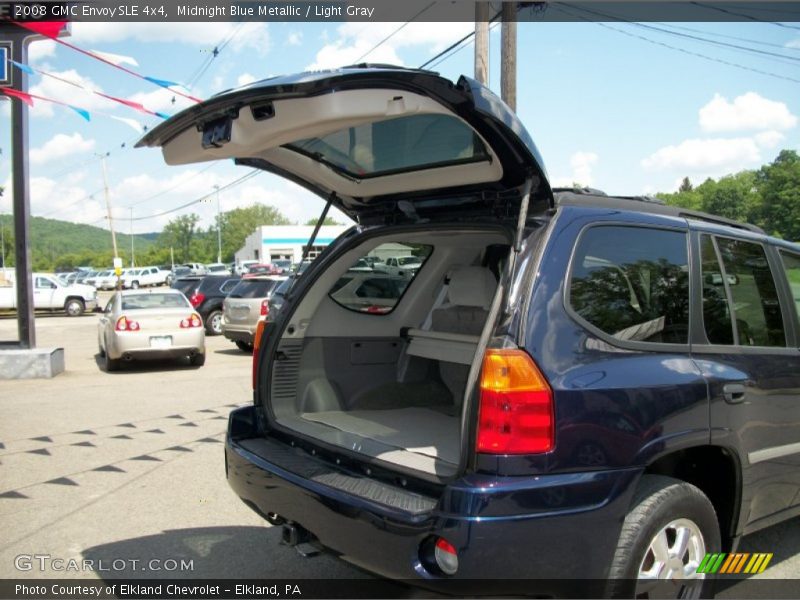 Midnight Blue Metallic / Light Gray 2008 GMC Envoy SLE 4x4