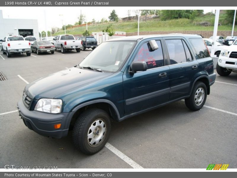 Cypress Green Pearl / Charcoal 1998 Honda CR-V LX 4WD