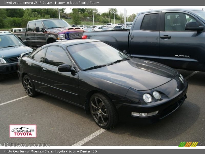 Flamenco Black Pearl / Ebony 1998 Acura Integra GS-R Coupe