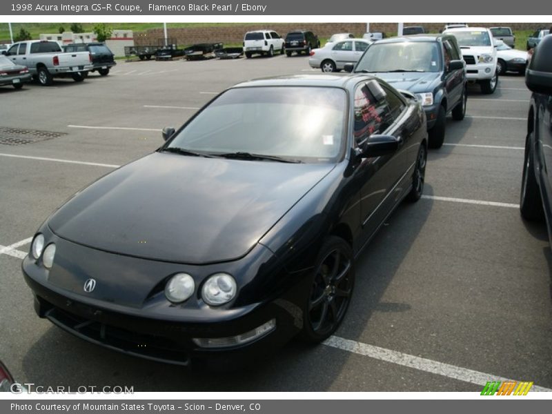 Flamenco Black Pearl / Ebony 1998 Acura Integra GS-R Coupe