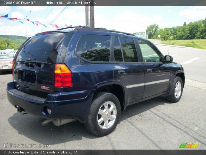 Midnight Blue Metallic / Light Gray 2008 GMC Envoy SLE 4x4