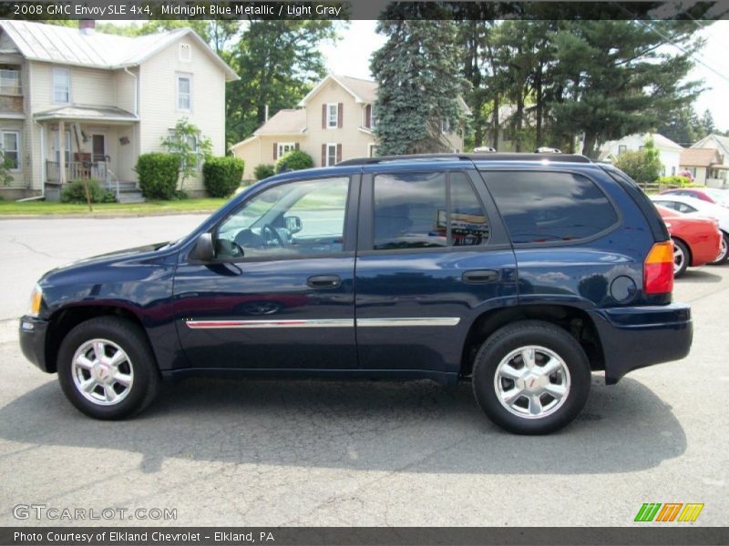 Midnight Blue Metallic / Light Gray 2008 GMC Envoy SLE 4x4