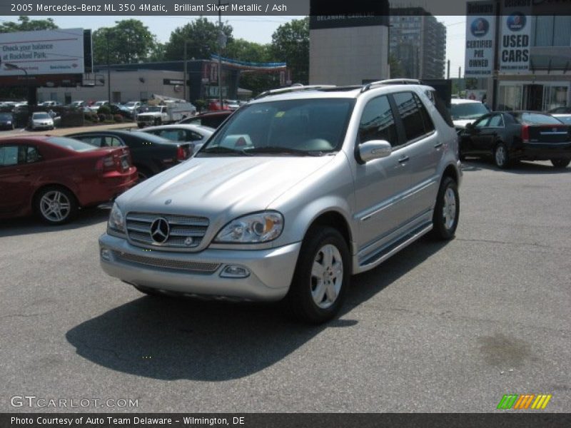 Brilliant Silver Metallic / Ash 2005 Mercedes-Benz ML 350 4Matic