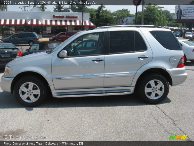 Brilliant Silver Metallic / Ash 2005 Mercedes-Benz ML 350 4Matic
