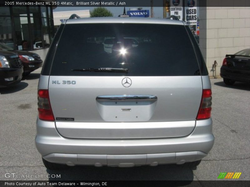 Brilliant Silver Metallic / Ash 2005 Mercedes-Benz ML 350 4Matic