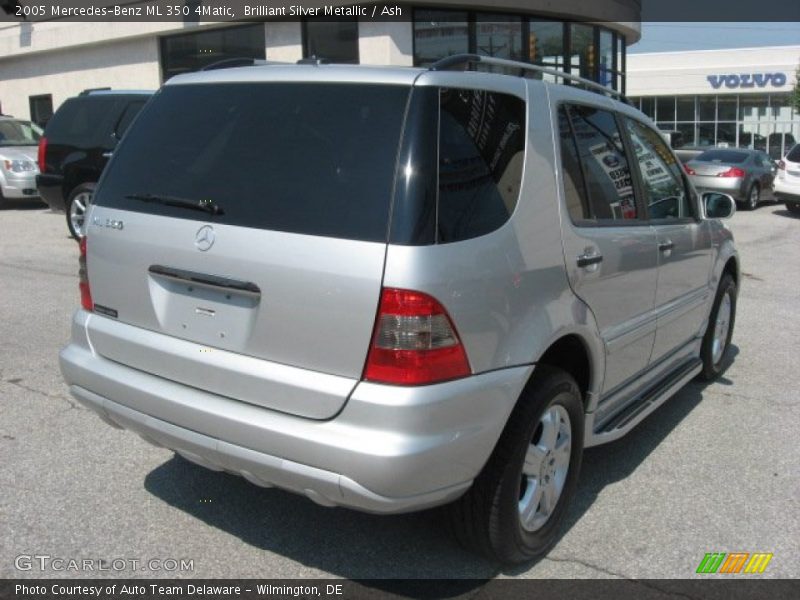 Brilliant Silver Metallic / Ash 2005 Mercedes-Benz ML 350 4Matic