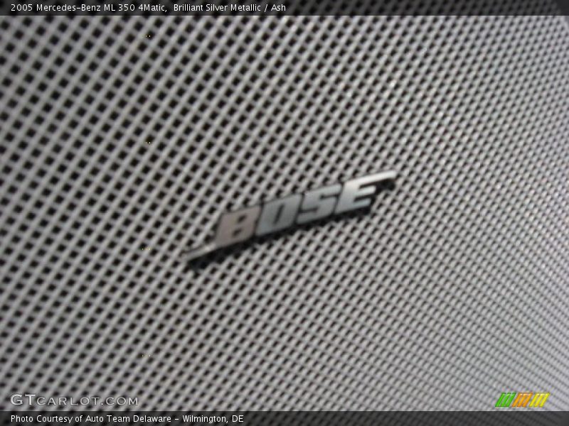 Brilliant Silver Metallic / Ash 2005 Mercedes-Benz ML 350 4Matic