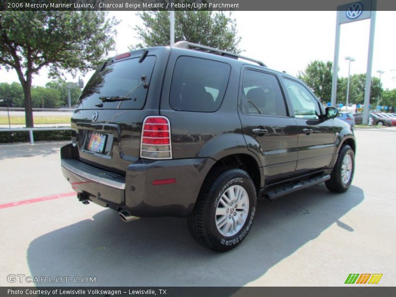 Charcoal Beige Metallic / Pebble/Light Parchment 2006 Mercury Mariner Luxury