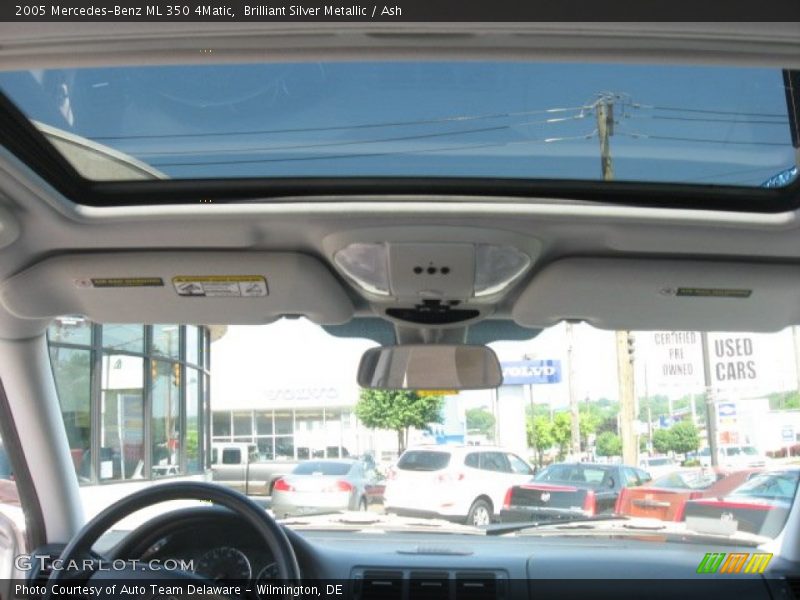 Brilliant Silver Metallic / Ash 2005 Mercedes-Benz ML 350 4Matic
