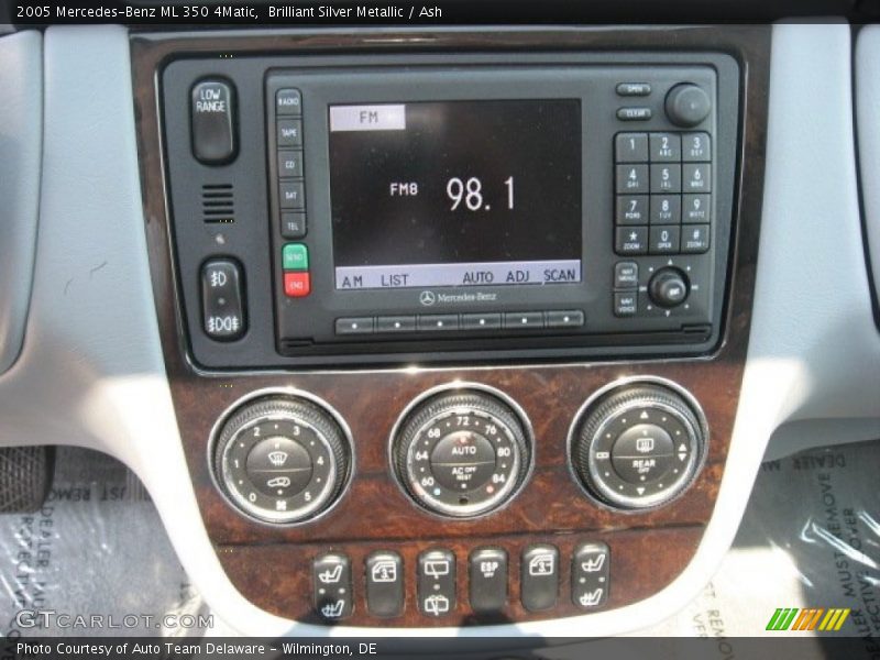 Brilliant Silver Metallic / Ash 2005 Mercedes-Benz ML 350 4Matic