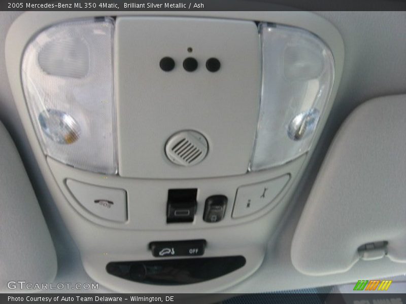 Brilliant Silver Metallic / Ash 2005 Mercedes-Benz ML 350 4Matic