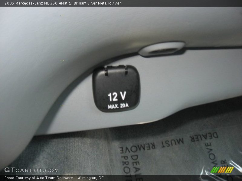 Brilliant Silver Metallic / Ash 2005 Mercedes-Benz ML 350 4Matic