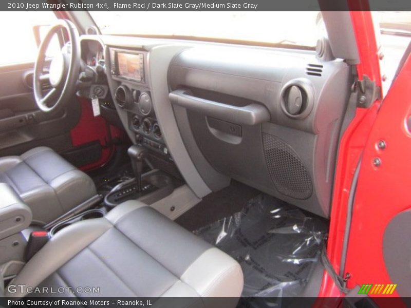 Flame Red / Dark Slate Gray/Medium Slate Gray 2010 Jeep Wrangler Rubicon 4x4