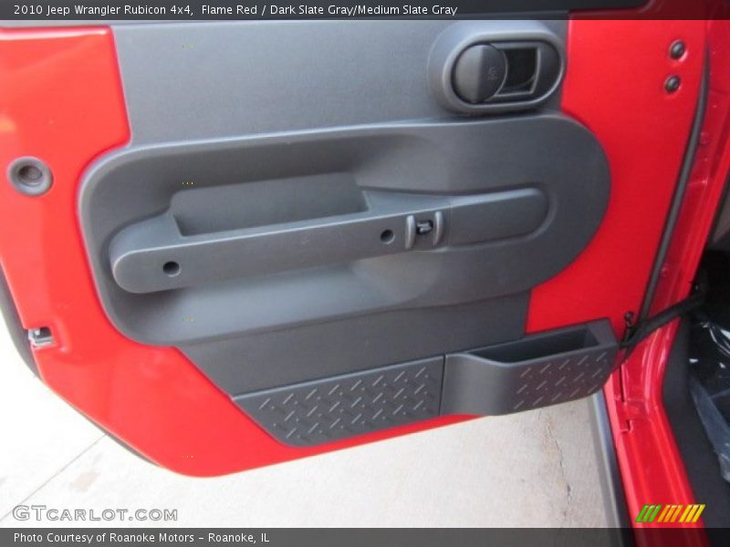 Flame Red / Dark Slate Gray/Medium Slate Gray 2010 Jeep Wrangler Rubicon 4x4