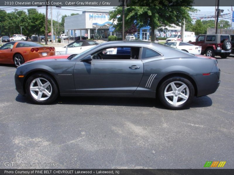 Cyber Gray Metallic / Gray 2010 Chevrolet Camaro LS Coupe