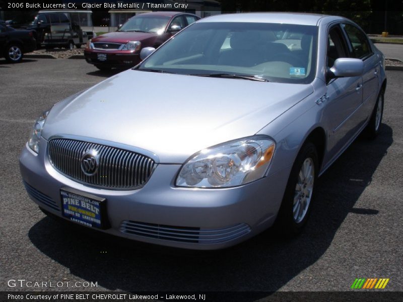 Glacier Blue Metallic / Titanium Gray 2006 Buick Lucerne CX