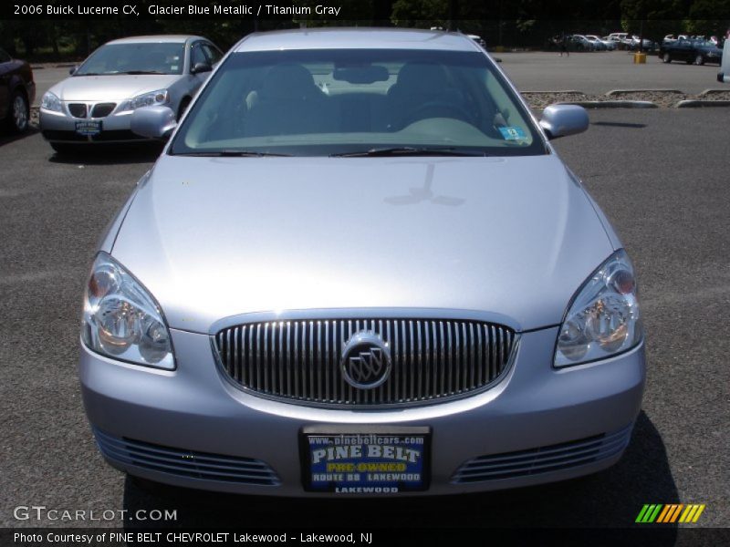 Glacier Blue Metallic / Titanium Gray 2006 Buick Lucerne CX