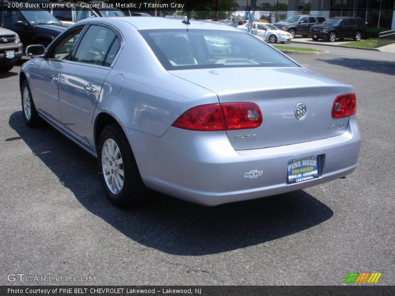 Glacier Blue Metallic / Titanium Gray 2006 Buick Lucerne CX