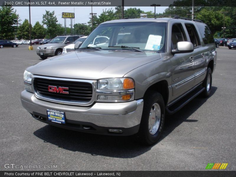 Pewter Metallic / Neutral/Shale 2002 GMC Yukon XL SLT 4x4