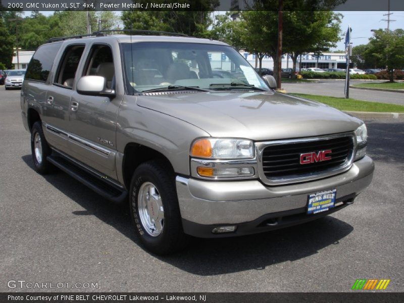 Pewter Metallic / Neutral/Shale 2002 GMC Yukon XL SLT 4x4