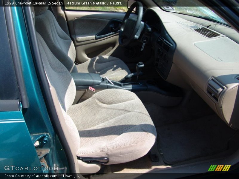 Medium Green Metallic / Neutral 1999 Chevrolet Cavalier LS Sedan