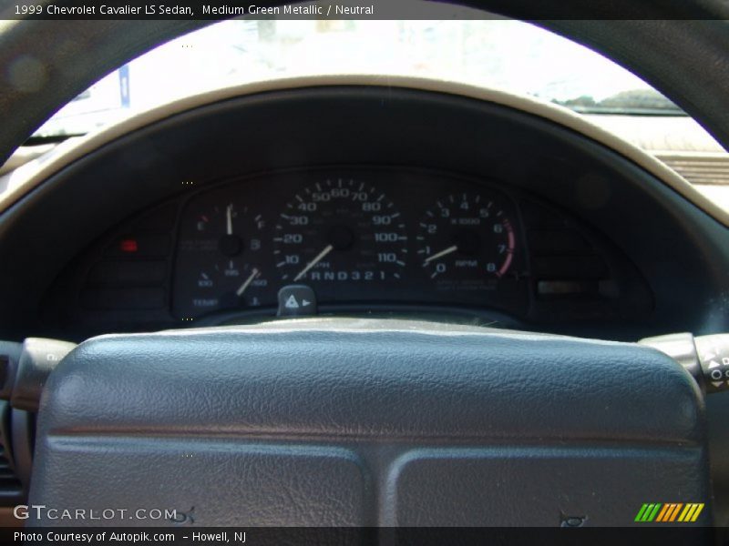 Medium Green Metallic / Neutral 1999 Chevrolet Cavalier LS Sedan