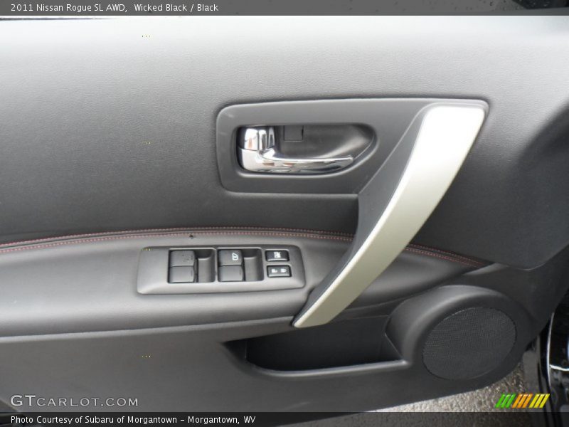 Wicked Black / Black 2011 Nissan Rogue SL AWD