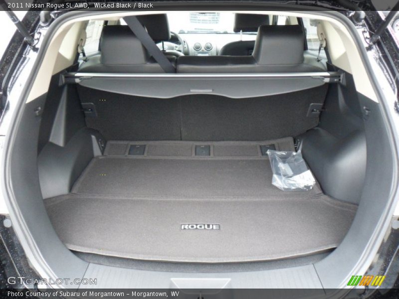 Wicked Black / Black 2011 Nissan Rogue SL AWD