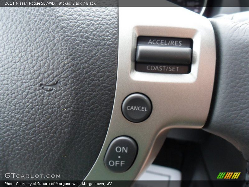 Wicked Black / Black 2011 Nissan Rogue SL AWD