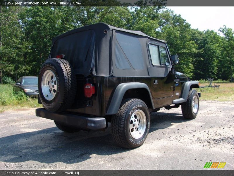 Black / Gray 1997 Jeep Wrangler Sport 4x4