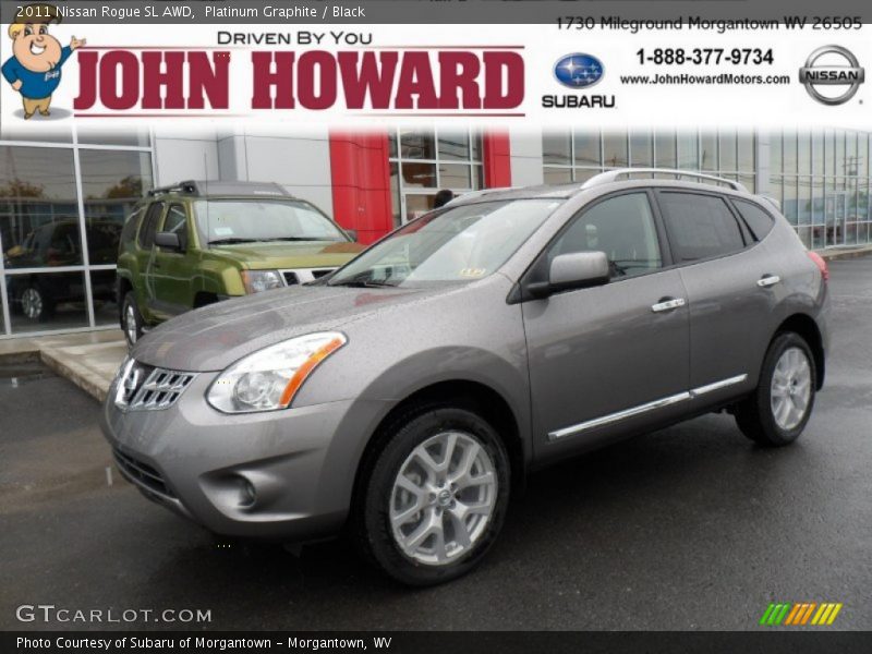 Platinum Graphite / Black 2011 Nissan Rogue SL AWD