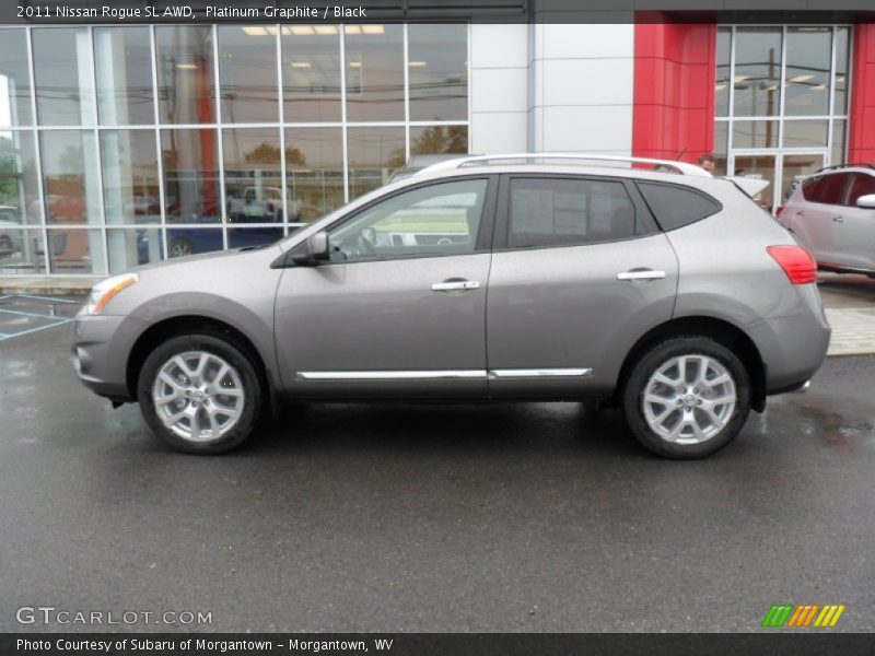 Platinum Graphite / Black 2011 Nissan Rogue SL AWD