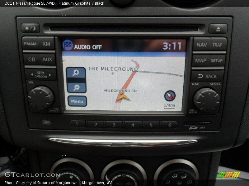 Platinum Graphite / Black 2011 Nissan Rogue SL AWD