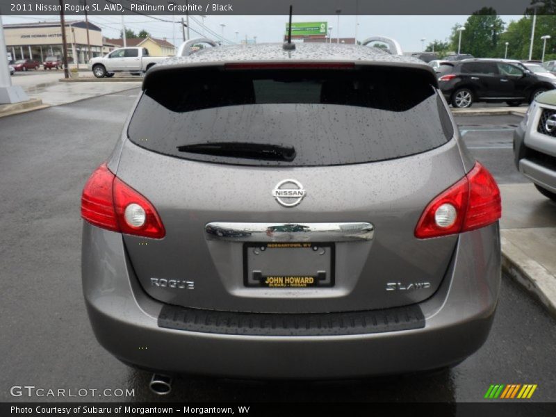 Platinum Graphite / Black 2011 Nissan Rogue SL AWD