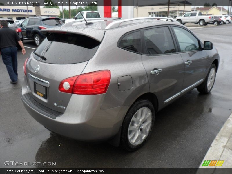 Platinum Graphite / Black 2011 Nissan Rogue SL AWD